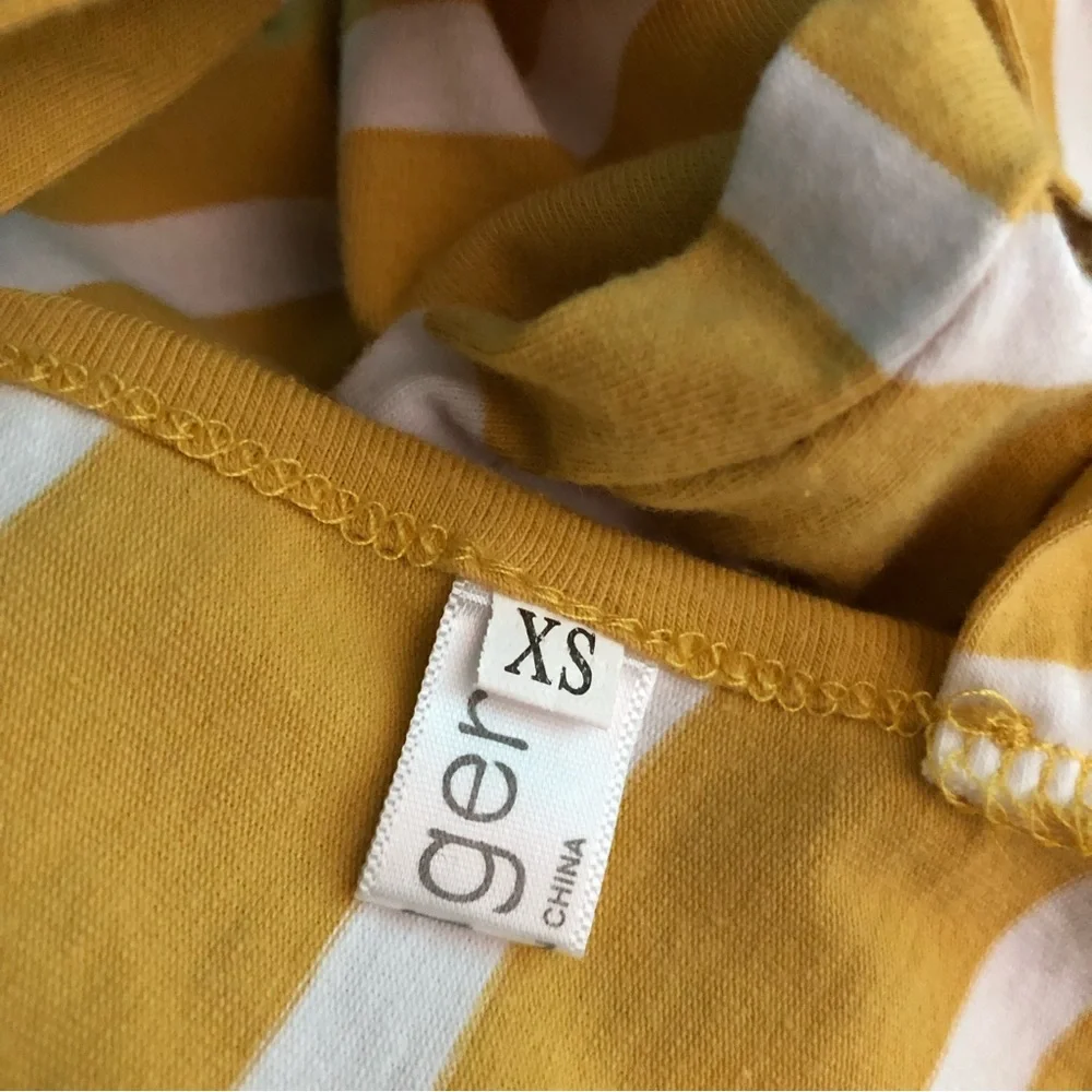 Feager Short Sleeve Stripe Knit Shift Dress - Picture 6 of 7